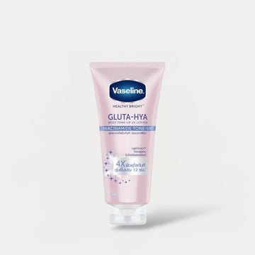 (EXPIRY: 05 - 07/2026) Vaseline Healthy Bright Gluta Hya Body UV Lotion Niacinamide Tone Up 300ml الفازلين صحي مشرق غلوتا هيا الجسم غسول الأشعة فوق البنفسجية نياسيناميد لهجة تصل - Princess Cosmetics Qatar