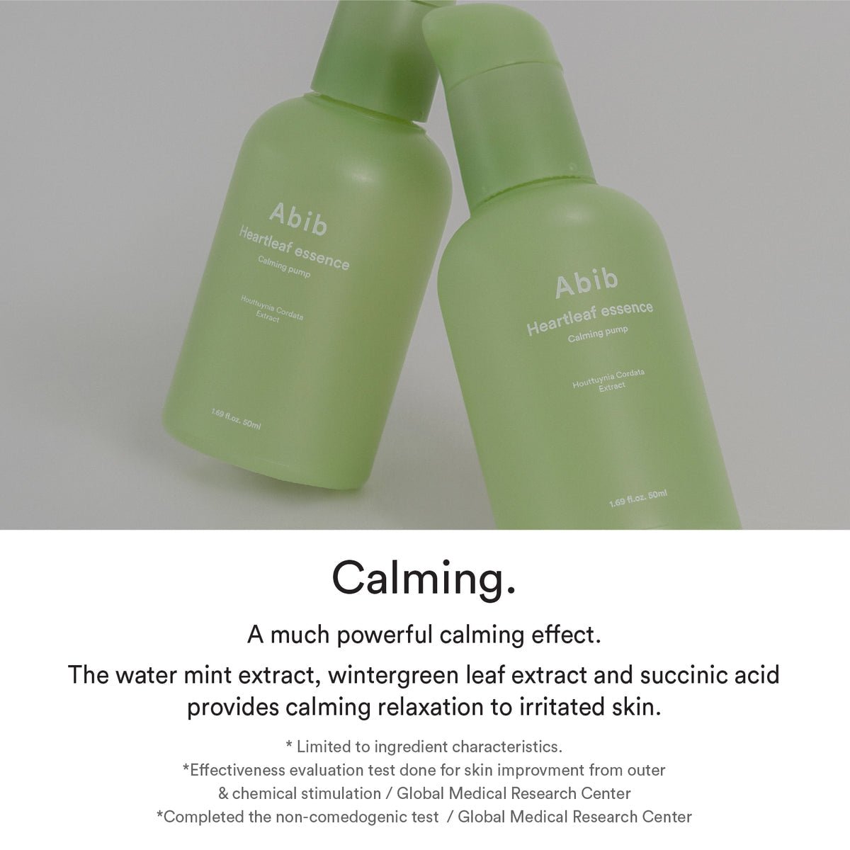 (EXPIRY: 06 - 10/2026) Abib Heartleaf Essence Calming Pump 50ml مضخة أبيب هارت ليف إيسنس المهدئة - Princess Cosmetics Qatar