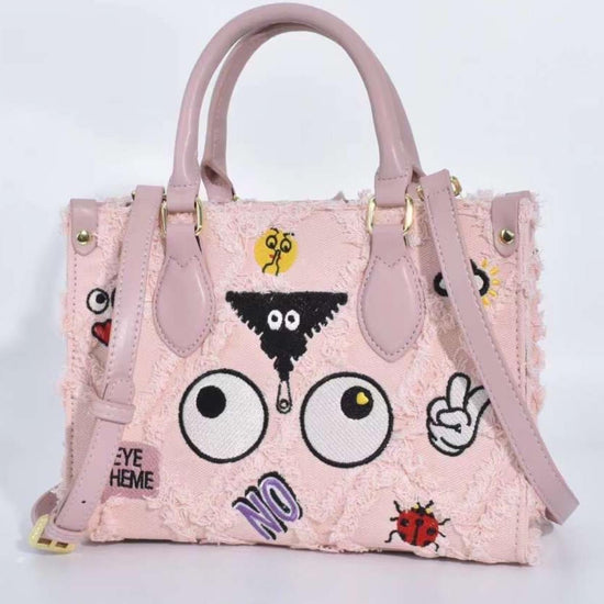 Eye - Theme Bag - Pink 2. حقيبة عين - وردي 2 - Princess Cosmetics Qatar