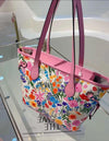 Eye - Theme Shoulder Pink Bag. حقيبة وردية الكتف ذات طابع العين - Princess Cosmetics Qatar