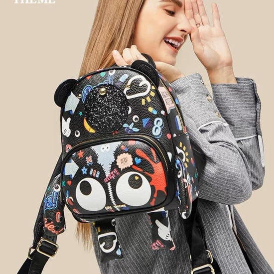 Eye - Themed Backpack. حقيبة ظهر تحت عنوان العين - Princess Cosmetics Qatar