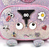 Eye - Themed Pink Bunny Backpack. حقيبة ظهر على شكل أرنب وردي على شكل عين - Princess Cosmetics Qatar