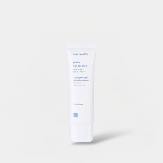 Face Republic Purity Sun Essence 50ml فيس ريبابليك بيوريتي صن إيسنس - Princess Cosmetics Qatar