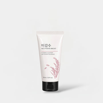 Face Shop Rice Water Bright Foaming Cleanser 100ml فيس شوب منظف رغوي بماء الأرز المشرق - Princess Cosmetics Qatar
