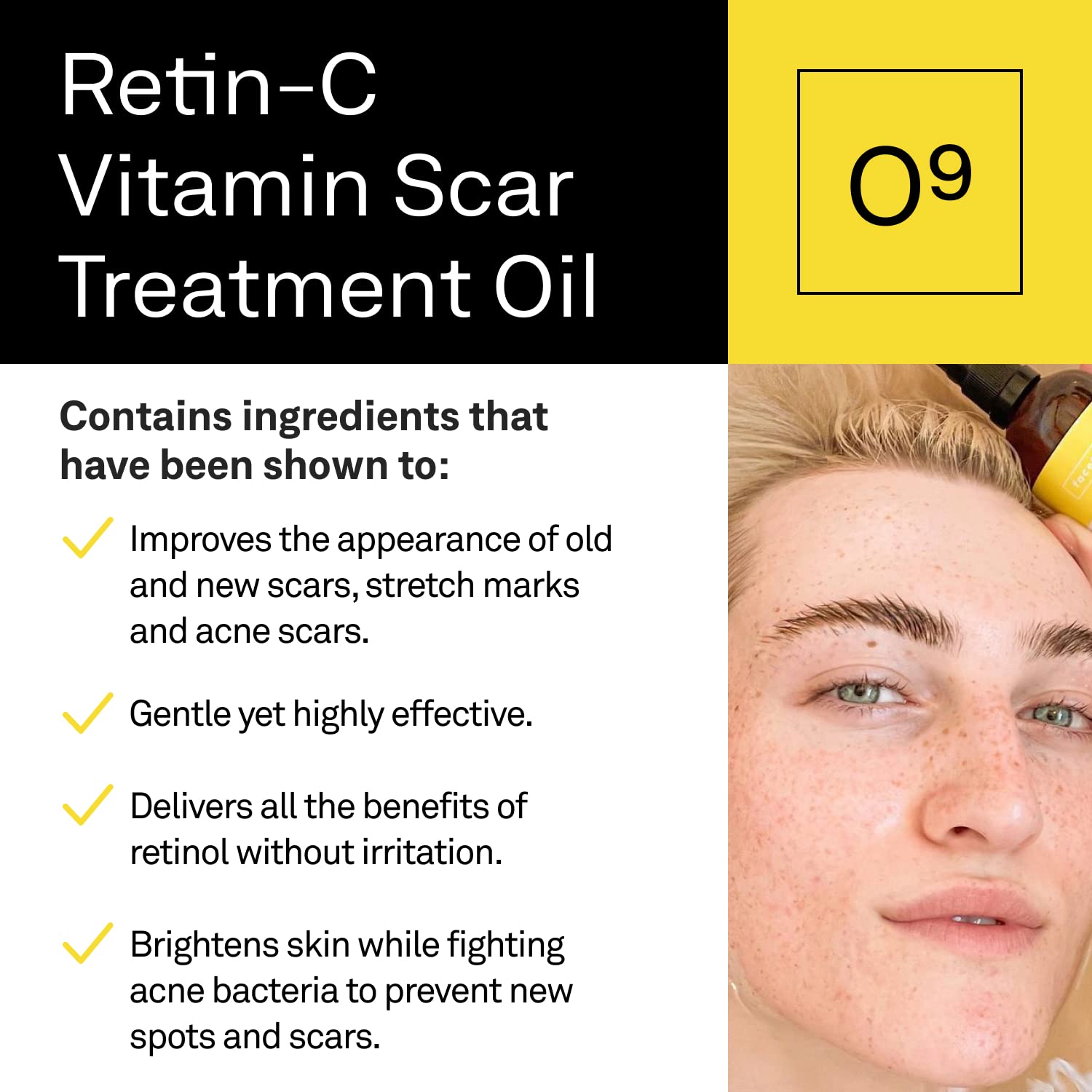 Facetheory Retin - C Vitamin Scar Treatment Oil O9 100ml. Facetheory ريتين - سي فيتامين ندبة علاج النفط - Princess Cosmetics Qatar