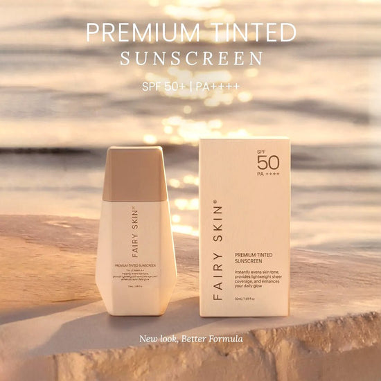 Fairy Skin Premium Tinted Sunscreen 50ml فيري سكين واقي شمس ملون بريميوم - Princess Cosmetics Qatar
