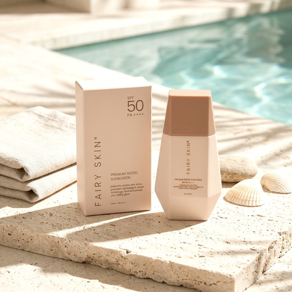 Fairy Skin Premium Tinted Sunscreen 50ml فيري سكين واقي شمس ملون بريميوم - Princess Cosmetics Qatar