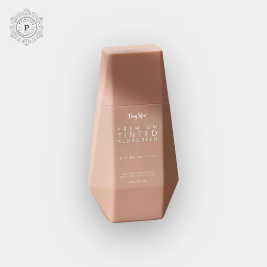 Fairy Skin Premium Tinted Sunscreen 50ml. كريم الوقاية من الشمس ملون بريميوم سكين من فيري سكين، 50 مل - Princess Cosmetics Qatar