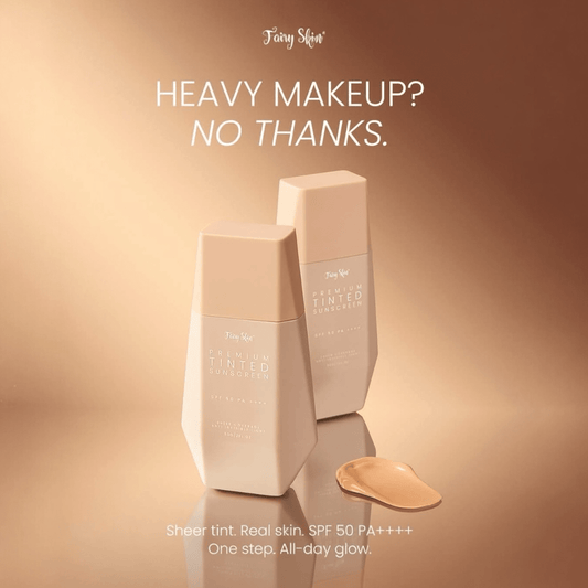 Fairy Skin Premium Tinted Sunscreen 50ml واقي الشمس الملون الفاخر من فيري سكين - Princess Cosmetics Qatar