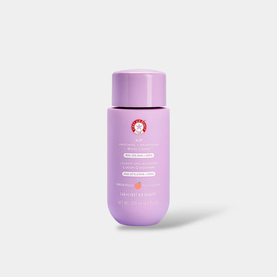 First Aid Beauty KP Smoothing + Brightening Body Lotion 200ml لوشن الجسم المنعم والمفتح من فيرست إيد بيوتي KP - Princess Cosmetics Qatar