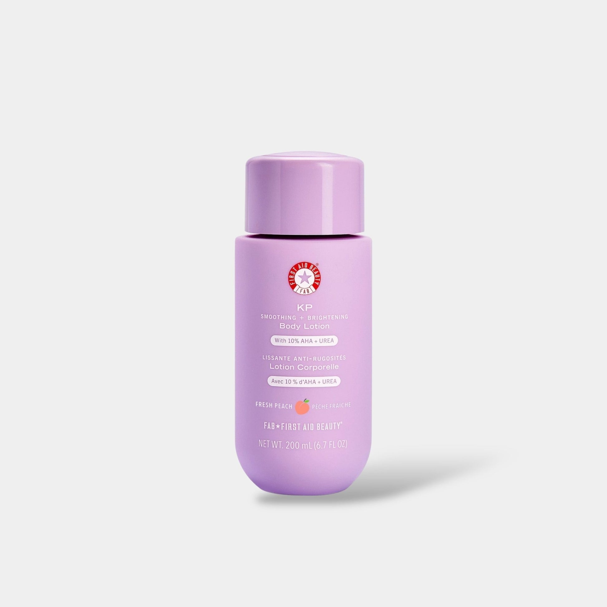 First Aid Beauty KP Smoothing + Brightening Body Lotion 200ml لوشن الجسم المنعم والمفتح من فيرست إيد بيوتي KP - Princess Cosmetics Qatar
