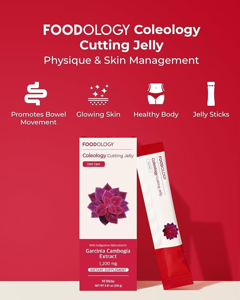 Foodology Caleology Cutting Jelly (10 Sticks) فودولوجي كولولوجي جيلي قطع - Princess Cosmetics Qatar