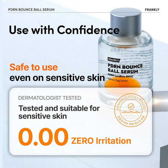 Frankly PDRN Bounce Ball Serum 30ml مصل الكرة المرتدة بصراحة PDRN - Princess Cosmetics Qatar