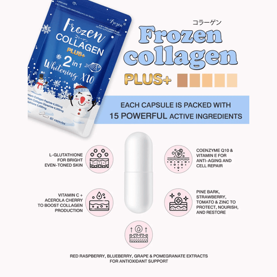 Frozen Collagen Plus+ (60 Capsules) كولاجين مجمد بلس+ - Princess Cosmetics Qatar