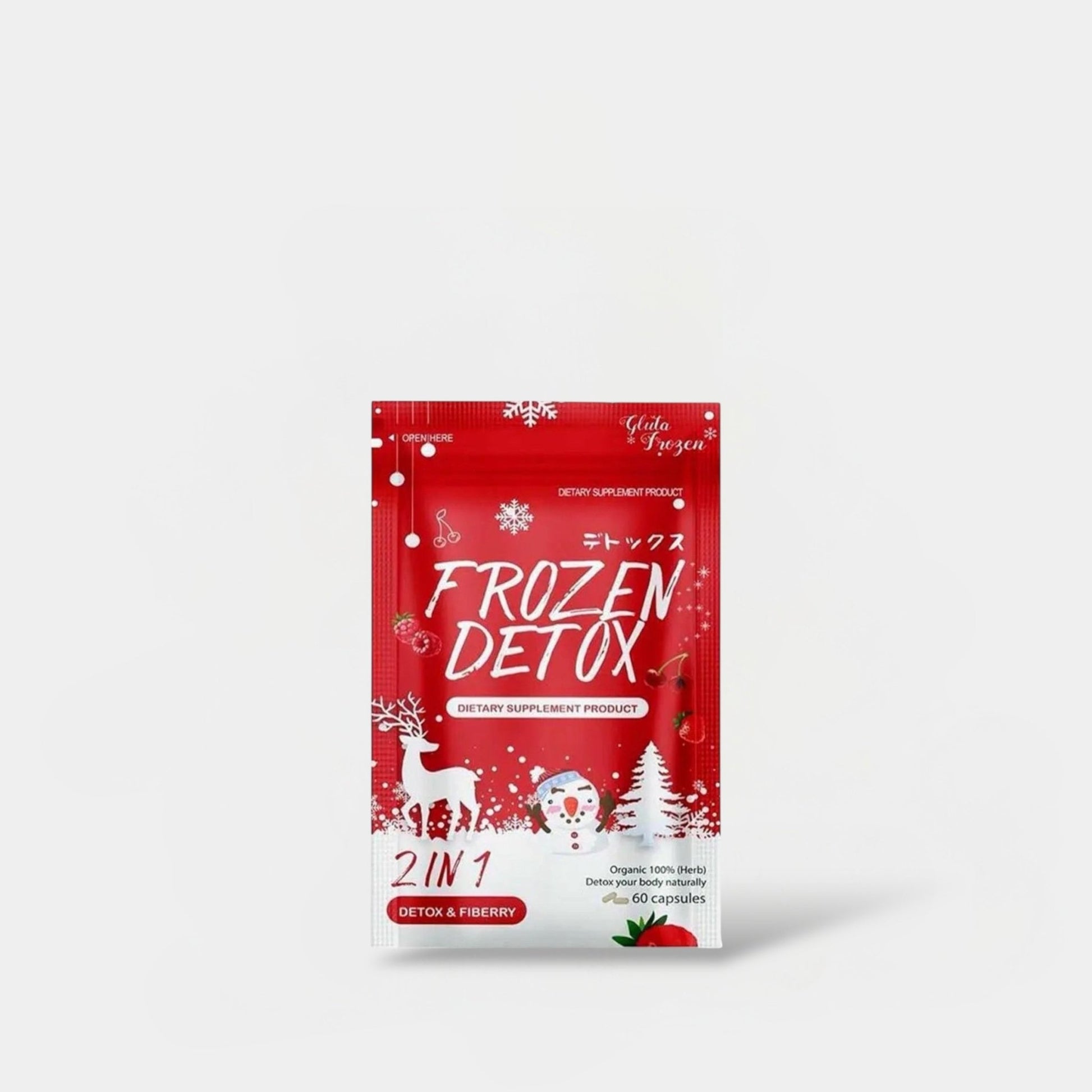 Frozen Detox Pills (60 Capsules) حبوب التخلص من السموم المجمدة - Princess Cosmetics Qatar