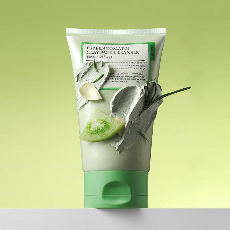 FULLY Green Tomato Clay Pack Cleanser 120ml منظف عبوة طين الطماطم الخضراء بالكامل - Princess Cosmetics Qatar