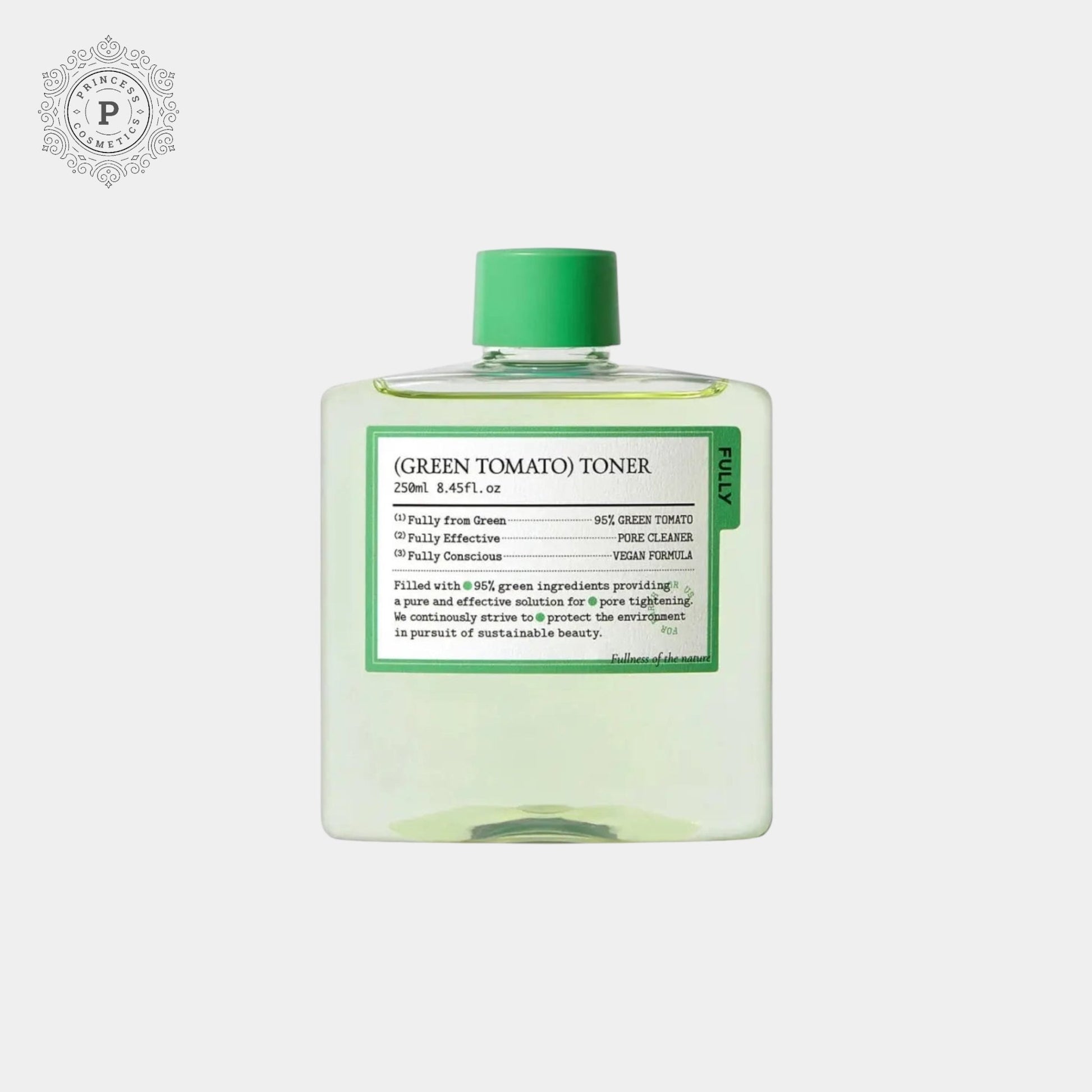 FULLY Green Tomato Toner 250ml تونر الطماطم الأخضر بالكامل - Princess Cosmetics Qatar