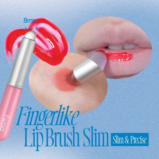 FWEE Fingerlike Silicone Lip Brush - Pink فرشاة شفاه سيليكون على شكل إصبع من FWEE - وردية - Princess Cosmetics Qatar