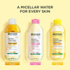 Garnier Micellar Cleansing Water in Oil All - in - 1 400ml غارنييه ميسيلار منظف ومنظف بالزيت الكل في واحد - Princess Cosmetics Qatar