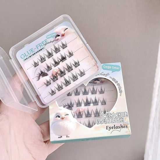 Gege Bear BIRD Glue-Free False Eyelashes رموش صناعية خالية من الغراء من جيجي بير بيرد - Princess Cosmetics Qatar