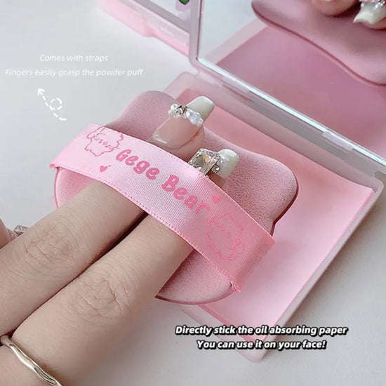 Gege Bear Cute and Cloud Touch Blotting Paper (100 Paper) ورق نشاف لطيف على شكل دب وسحابة من جيجي - Princess Cosmetics Qatar