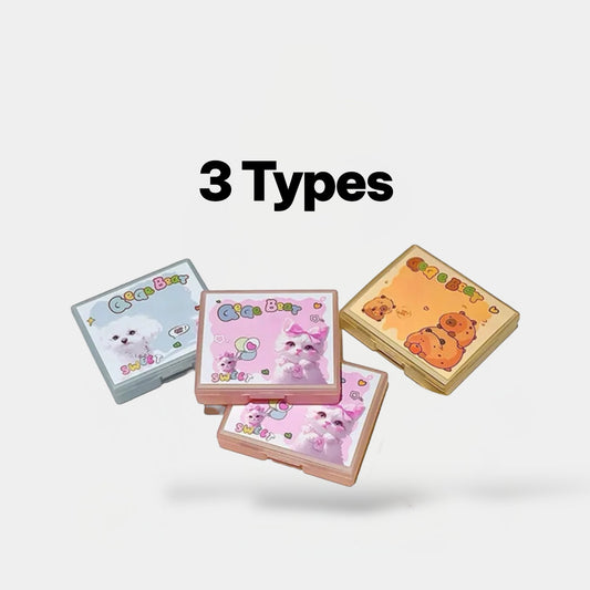 Gege Bear Cute and Cloud Touch Blotting Paper (100 Paper) ورق نشاف لطيف على شكل دب وسحابة من جيجي - Princess Cosmetics Qatar