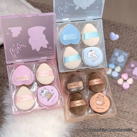 Gege Bear Cute and Cloud - Touch Powder Puff بودرة جيج بير اللطيفة والملمس السحابي - Princess Cosmetics Qatar
