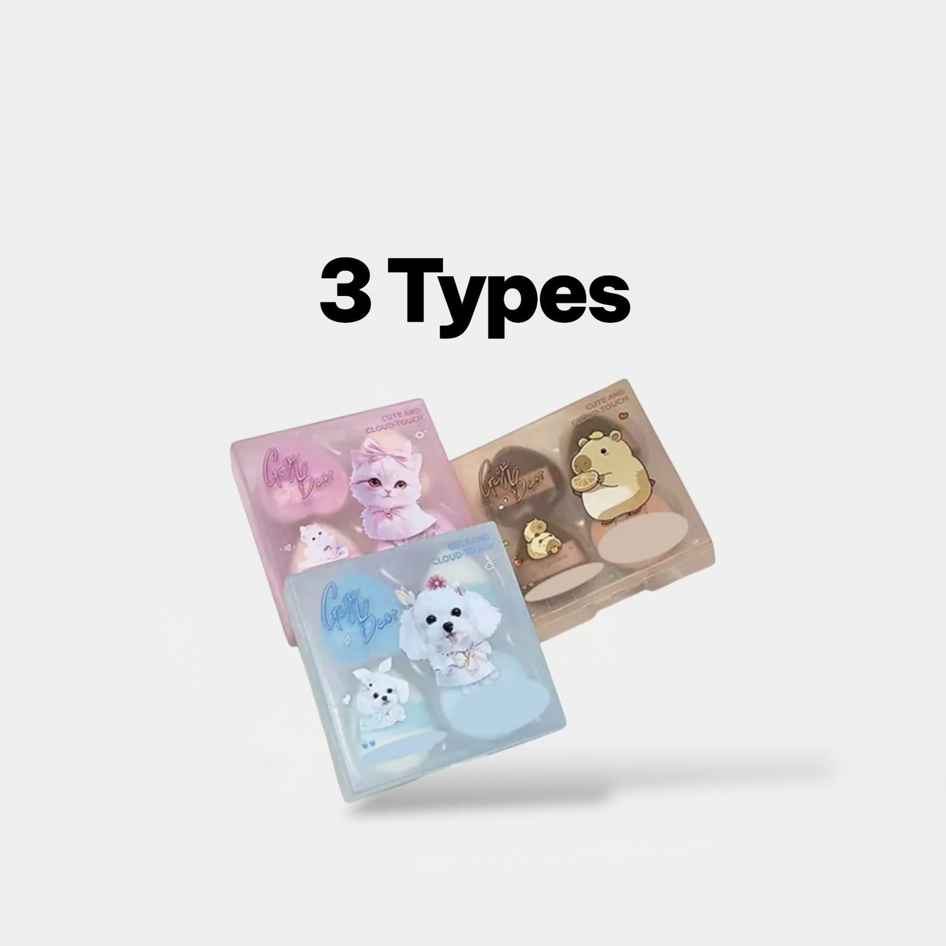 Gege Bear Cute and Cloud - Touch Powder Puff بودرة جيج بير اللطيفة والملمس السحابي - Princess Cosmetics Qatar