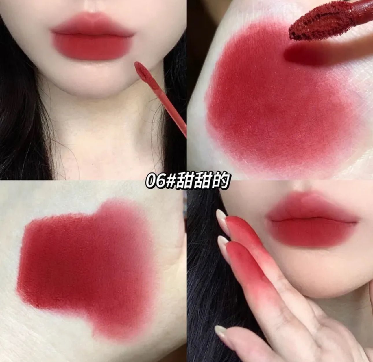 Gege Bear Cute Rabbit Velvet Lip Mud 540g أحمر شفاه مخملي لطيف على شكل أرنب من جيجي بير - Princess Cosmetics Qatar