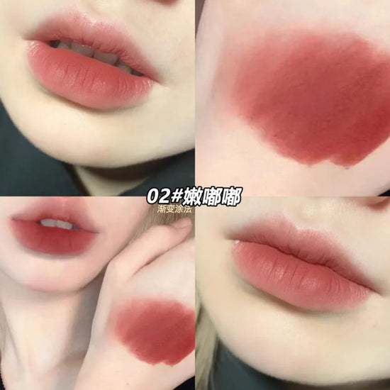 Gege Bear Cute Rabbit Velvet Lip Mud 540g أحمر شفاه مخملي لطيف على شكل أرنب من جيجي بير - Princess Cosmetics Qatar