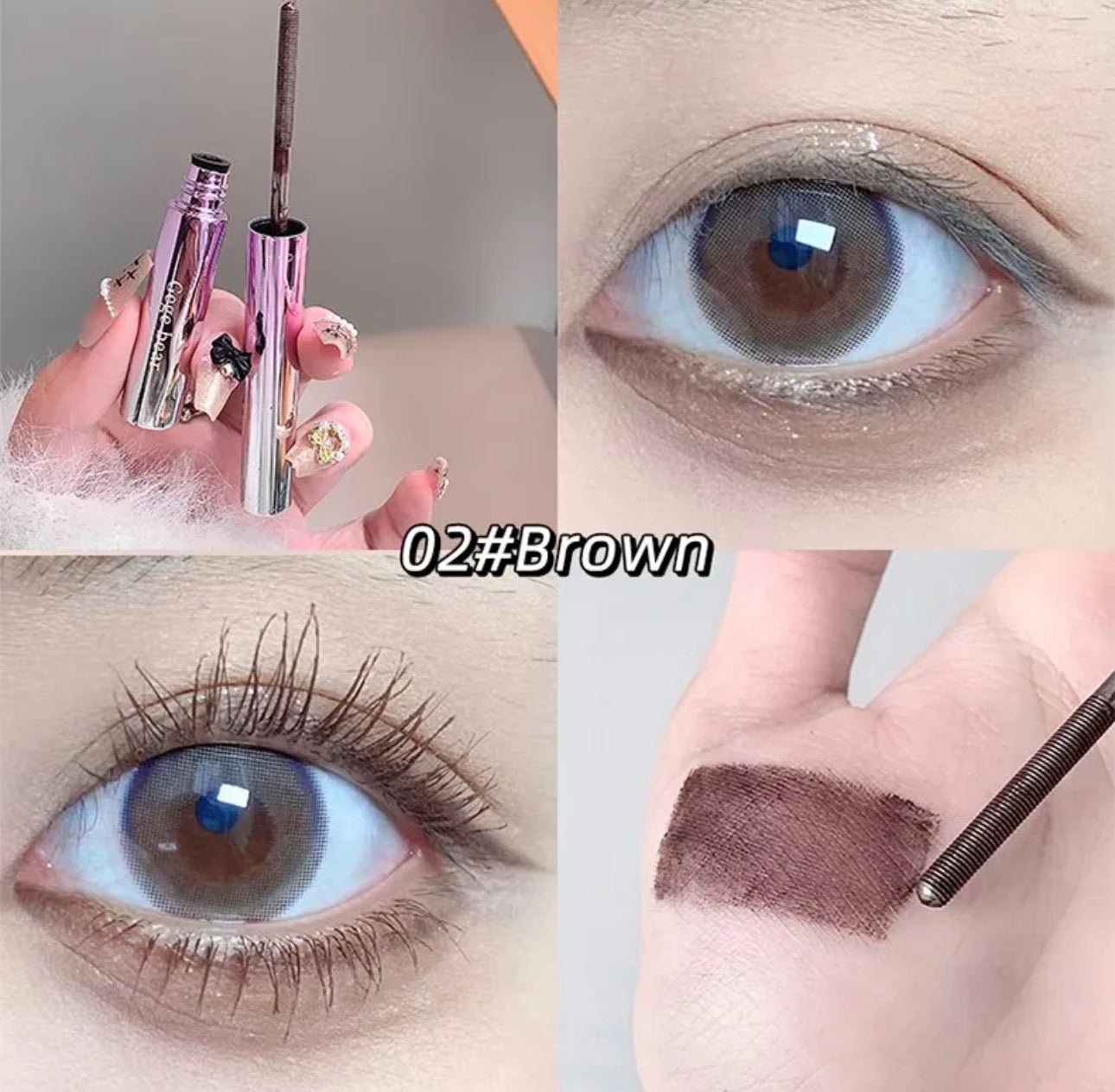 Gege Bear Eye Fiber Warp Voluminous Mascara ماسكارا جيجي بير آي فايبر وارب فوليومانس - Princess Cosmetics Qatar