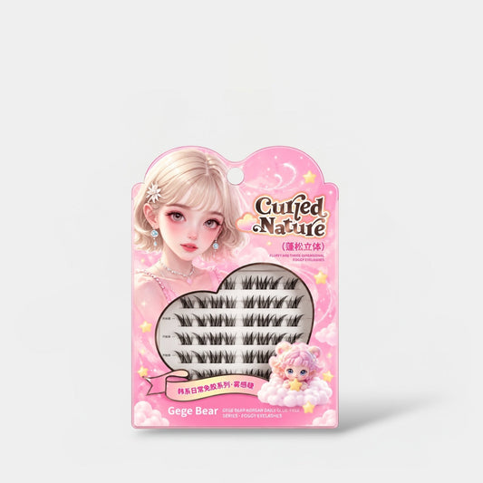 Gege Bear Glue-Free False Eyelashes - Foggy جيجي بير رموش صناعية بدون غراء - فوغي - Princess Cosmetics Qatar