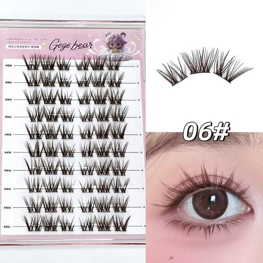 Gege Bear Glue-Free False Eyelashes - Foggy جيجي بير رموش صناعية بدون غراء - فوغي - Princess Cosmetics Qatar