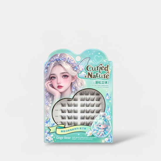 Gege Bear Glue-Free False Eyelashes - Starlight جيجي بير رموش صناعية بدون غراء - ستارلايت - Princess Cosmetics Qatar