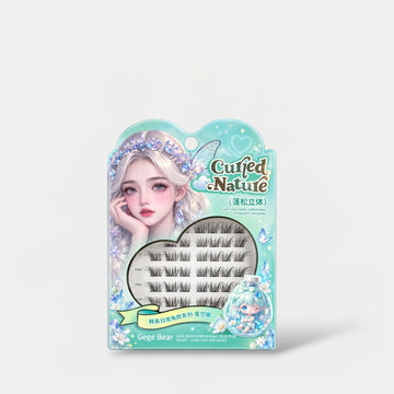 Gege Bear Glue-Free False Eyelashes - Starlight جيجي بير رموش صناعية بدون غراء - ستارلايت - Princess Cosmetics Qatar