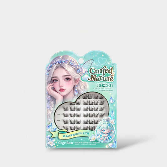 Gege Bear Glue-Free False Eyelashes - Starlight جيجي بير رموش صناعية بدون غراء - ستارلايت - Princess Cosmetics Qatar