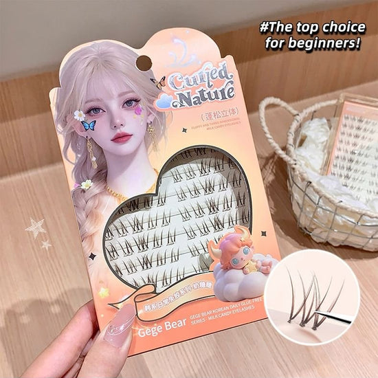 Gege Bear Glue-Free False Eyelashes - Tail Fox جيجي بير رموش صناعية بدون غراء - تيل فوكس - Princess Cosmetics Qatar