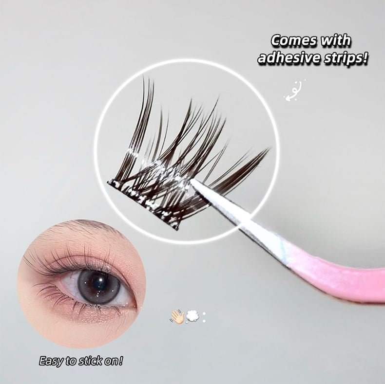 Gege Bear Glue-Free False Eyelashes - Tail Fox جيجي بير رموش صناعية بدون غراء - تيل فوكس - Princess Cosmetics Qatar