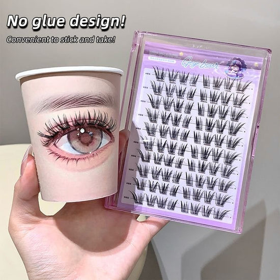 Gege Bear Glue-Free False Eyelashes - Tail Fox جيجي بير رموش صناعية بدون غراء - تيل فوكس - Princess Cosmetics Qatar