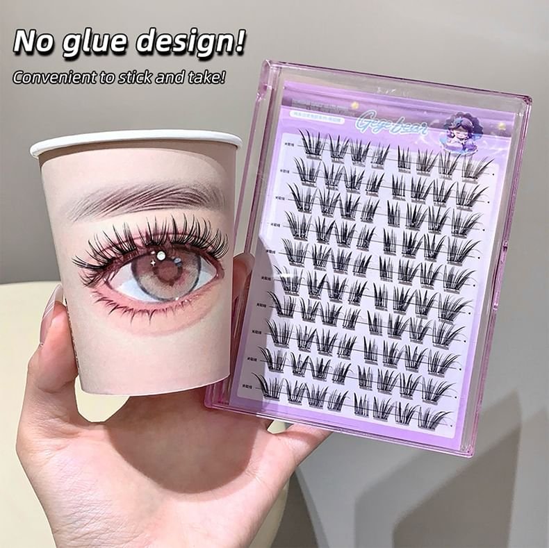 Gege Bear Glue-Free False Eyelashes - Tail Fox جيجي بير رموش صناعية بدون غراء - تيل فوكس - Princess Cosmetics Qatar
