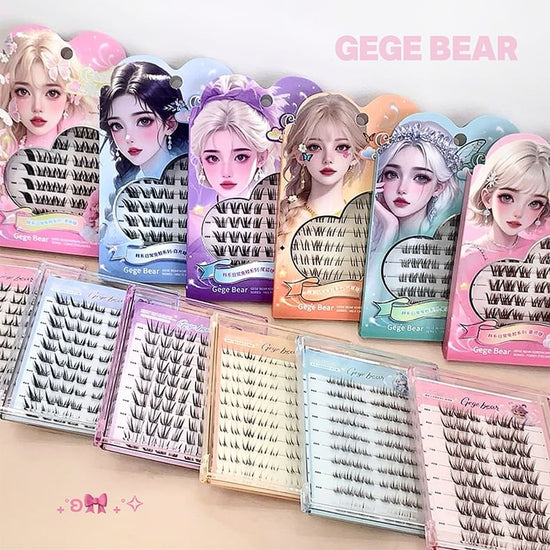 Gege Bear Glue-Free False Eyelashes - Tail Fox جيجي بير رموش صناعية بدون غراء - تيل فوكس - Princess Cosmetics Qatar