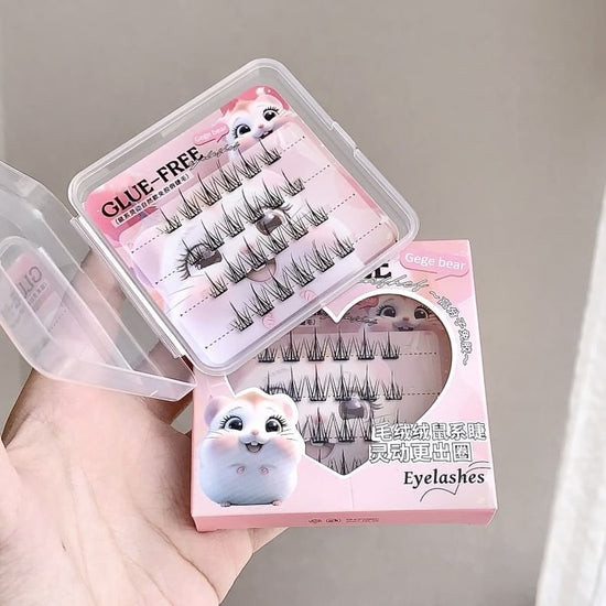 Gege Bear MOUSE Glue-Free False Eyelashes رموش صناعية خالية من الغراء على شكل فأر جيجي بير - Princess Cosmetics Qatar