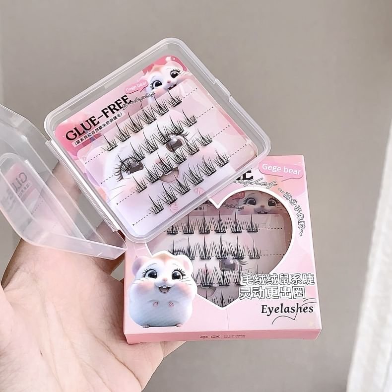 Gege Bear MOUSE Glue-Free False Eyelashes رموش صناعية خالية من الغراء على شكل فأر جيجي بير - Princess Cosmetics Qatar