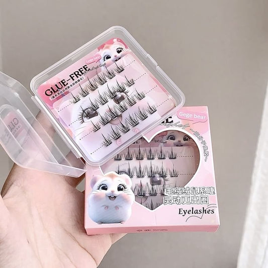 Gege Bear MOUSE Glue-Free False Eyelashes رموش صناعية خالية من الغراء على شكل فأر جيجي بير - Princess Cosmetics Qatar