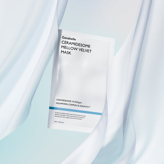 Genabelle Ceramidesome Mellow Velvet Mask (1 Sheet) قناع جينيبيل سيراميد المخملي الناعم - Princess Cosmetics Qatar