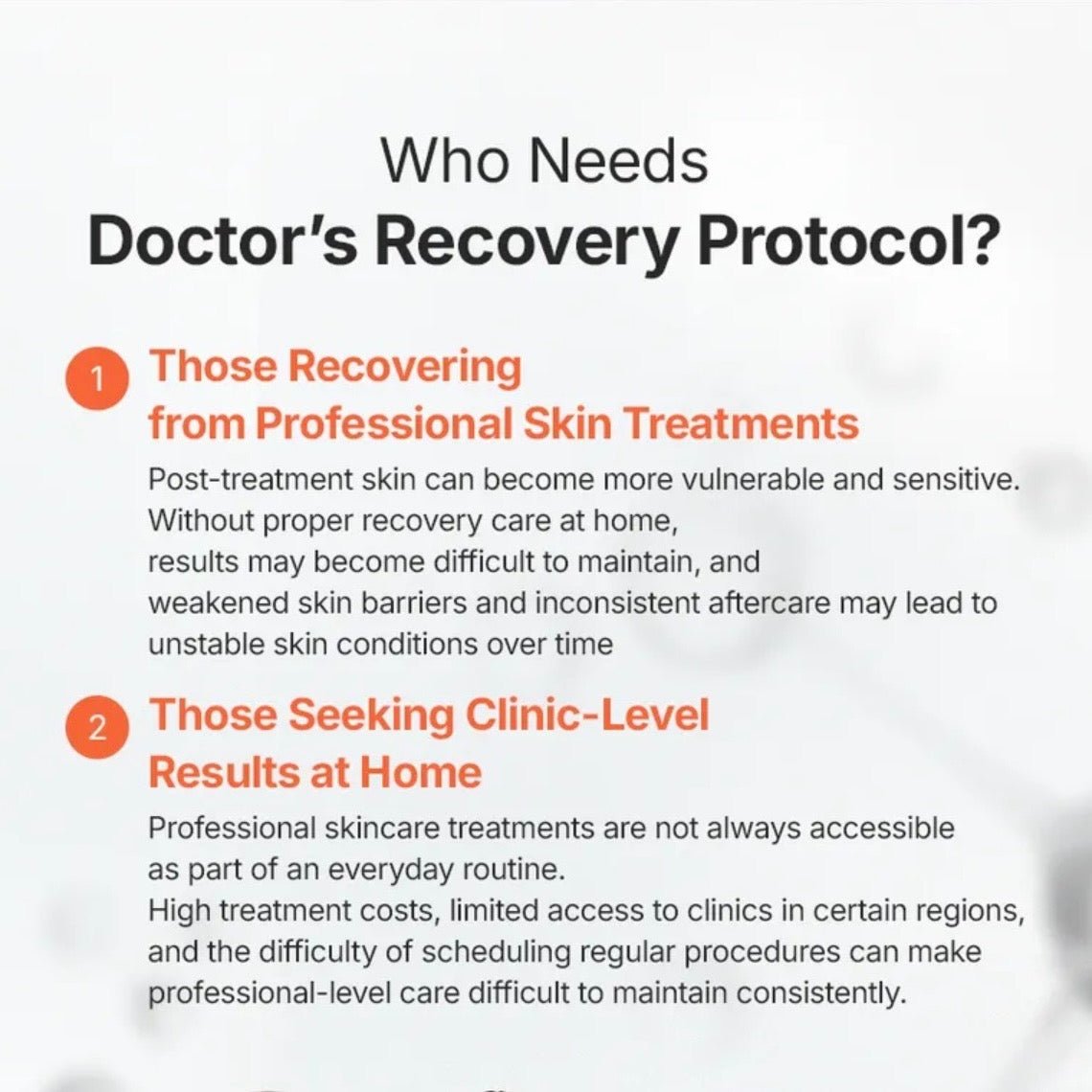 Genabelle Doctor’s Recovery Protocol Kit (4pcs) مجموعة بروتوكول التعافي من جينابل دكتور - Princess Cosmetics Qatar