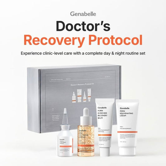 Genabelle Doctor’s Recovery Protocol Kit (4pcs) مجموعة بروتوكول التعافي من جينابل دكتور - Princess Cosmetics Qatar