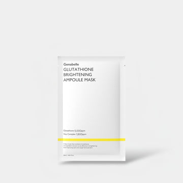 Genabelle Glutathione Brightening Ampoule Mask (1 Sheet) قناع أمبولة الغلوتاثيون لتفتيح البشرة من جينبيل - Princess Cosmetics Qatar