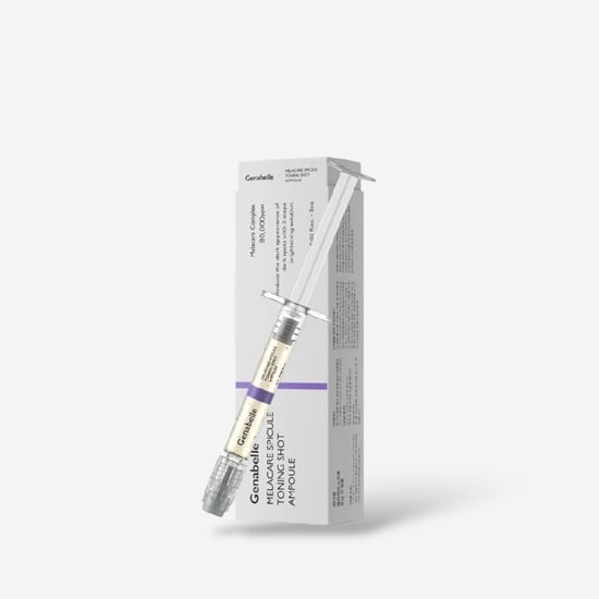 Genabelle Melacare Spicule Toning Shot Ampoule (1ml * 3ea) أمبولات جينابل ميلاكير سبيكول تونينغ شوت - Princess Cosmetics Qatar