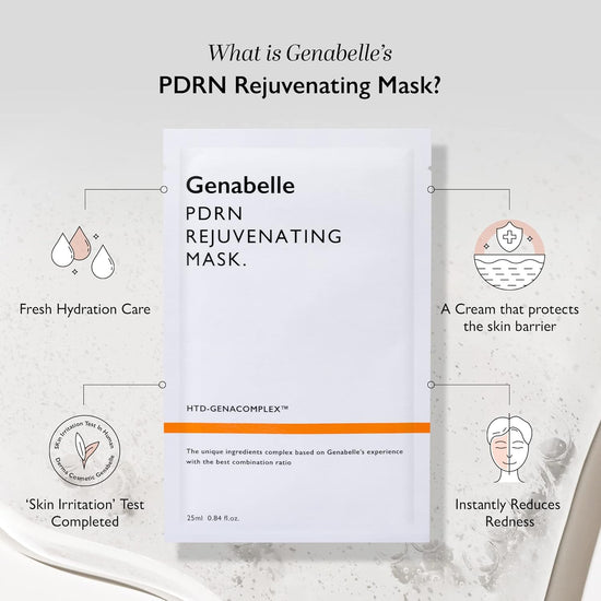 Genabelle PDRN Rejuvenating Mask (1 Sheet) قناع Genabelle PDRN لتجديد شباب البشرة - Princess Cosmetics Qatar